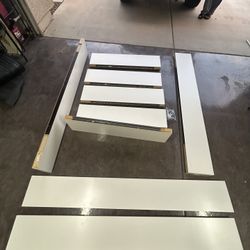 4 Large + 5 Small IKEA LACK Wall Shelves – White, Excellent Condition