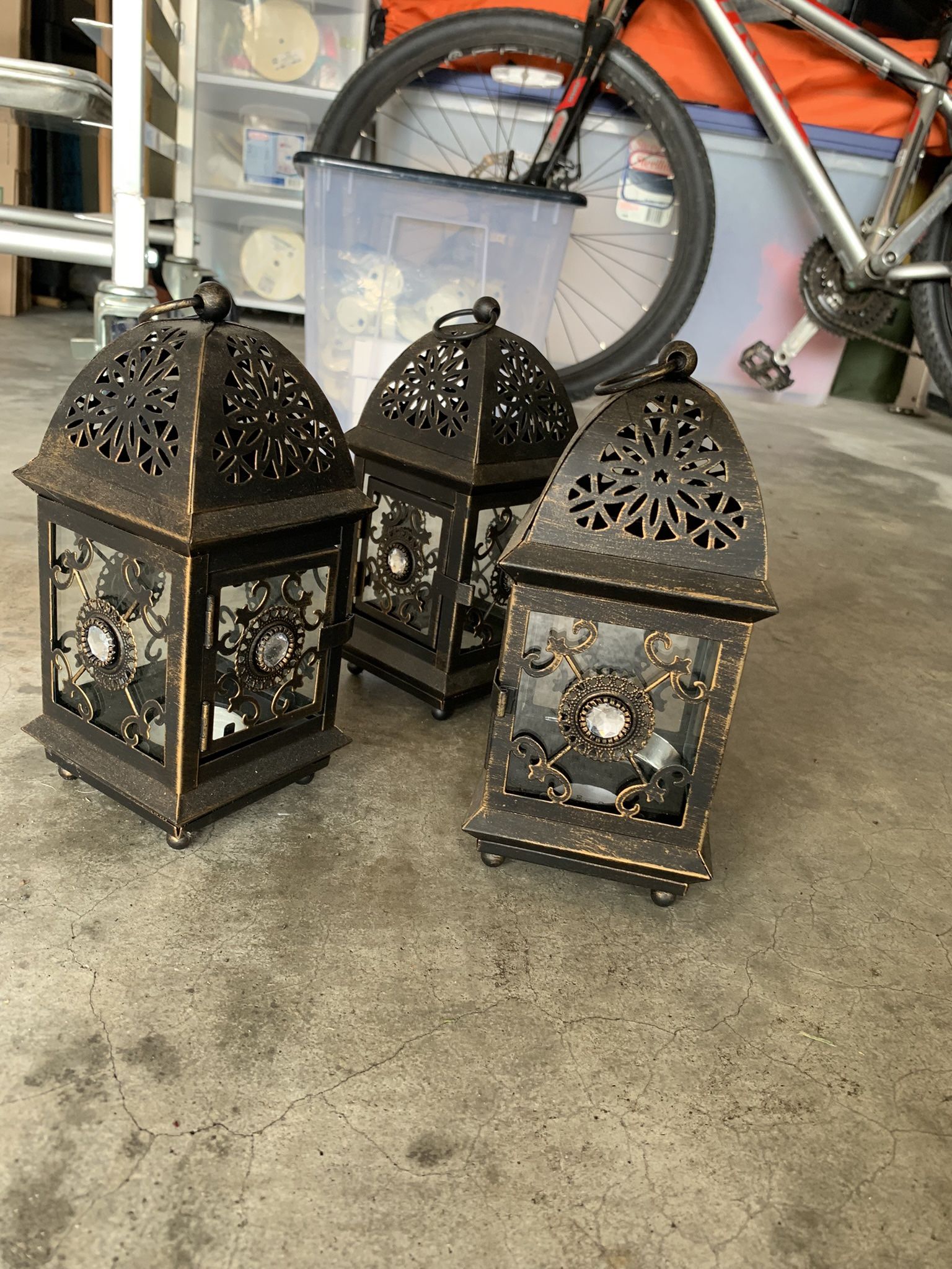 3 Candle Holders