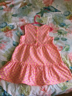 Dress for girls, size 4 years. Handmade.