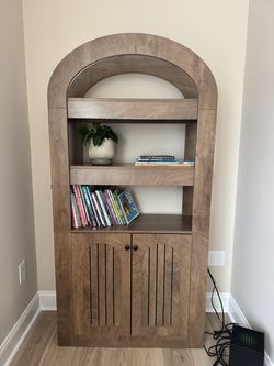 Arch Shelf and Cabinet