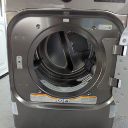 Lg Front Load Electric Washer in Built-In Intelligence (AI Fabric Sensor / Smart Pairing™) with Black Chrome and ThinQ® Technology