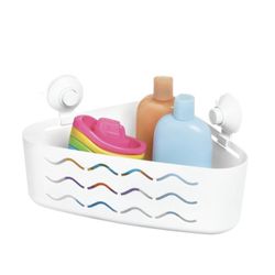 BATH STORAGE CADDY WHITE