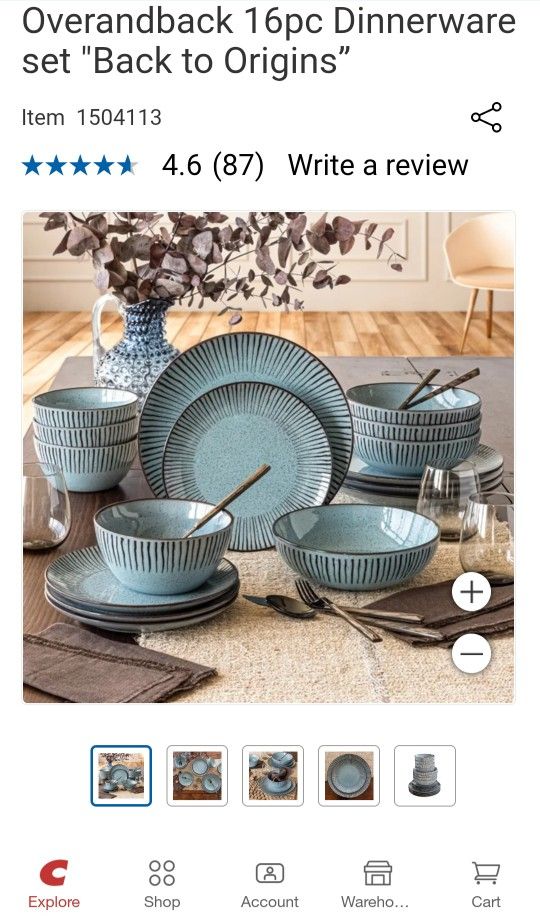 Stoneware Dinnerware Plate Settings