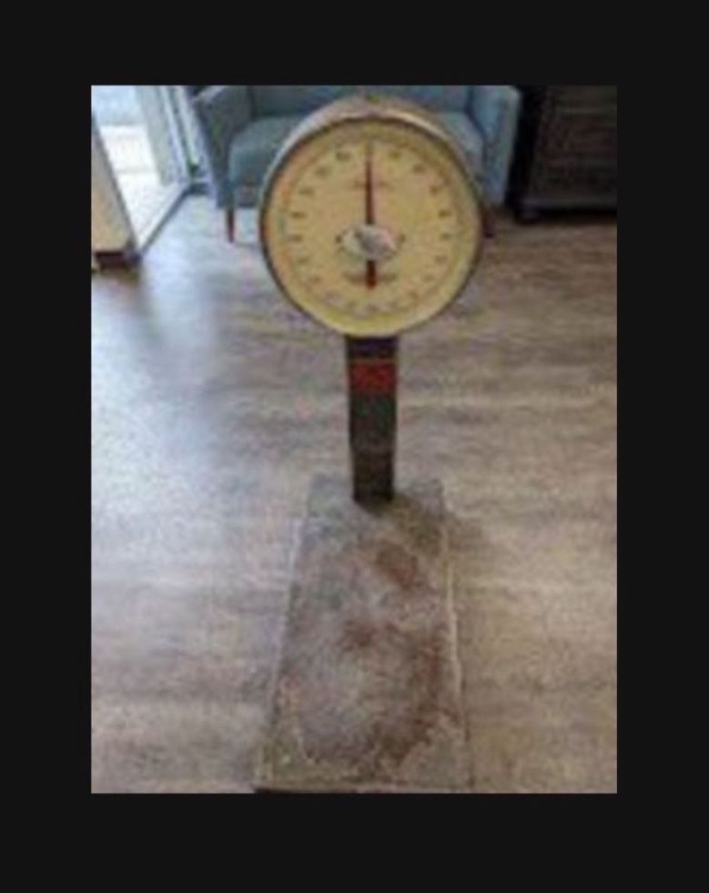 Vintage Accu-Weigh Scale Model: BD-200PK 200LB Capacity Scale