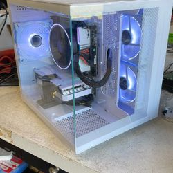 White Intel Gaming PC Desktop Computer 