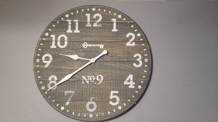 26" Farmhouse Wall Clock