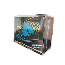 Pokemon Crystal-Clear Acrylic Display case for ETBs (magnetic lid) $25