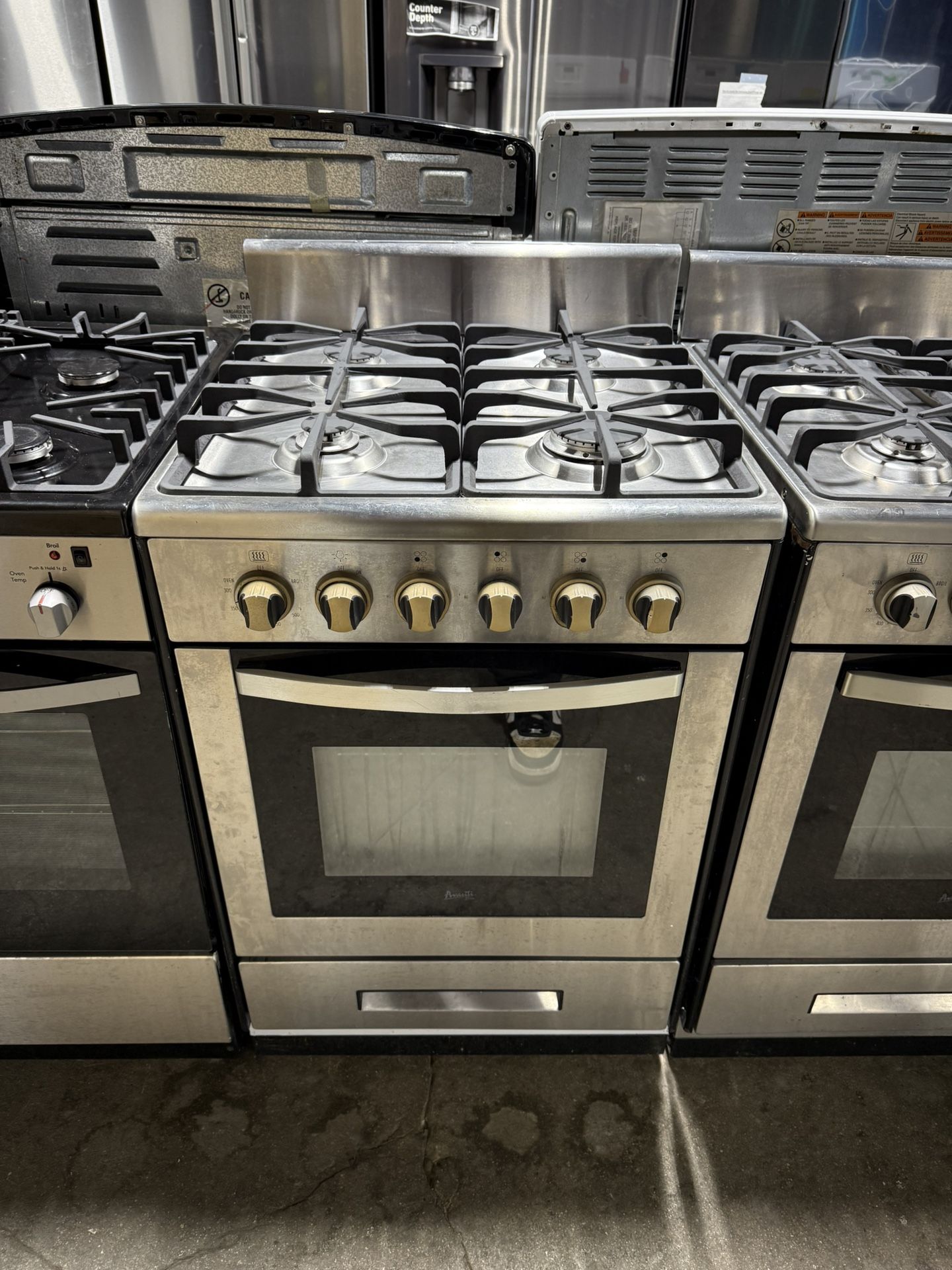 Avanti Stainless steel 4 burner range stove 24 inches 