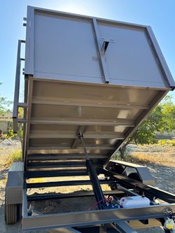 Brand New 12ft Long Diamond Walks Hydraulic Dump Trailer