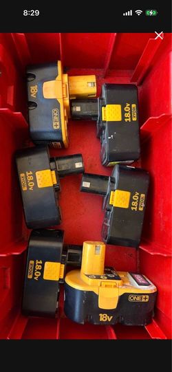 Ryobi batteries and chargers