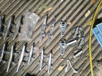 Boat or dock tie downs stainless