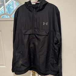 Under Armour HeatGear Pullover Windbreaker – Size 2XL