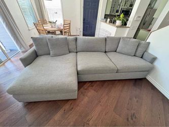 Crate & Barrel 125” Lounge Deep Sectional