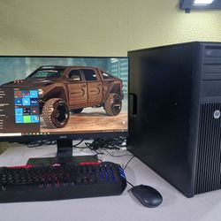 Hp Z220 Workstation Computer 512GB FAST SSD Windows 10Pro ,Open Office Applications.  Full HD 1080P 