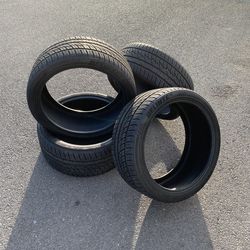 285/35ZR22 Delinte Desert Storm II (full set)