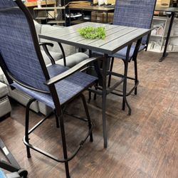 Bar Table And 2 Chairs 