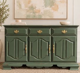 Awesome shabby distressed solid wood cabinet drawer shelf entryway table side table credenza buffet dresser console
