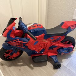 Spider-Man 6v Spiderman Motorcycle Battery Ride on Toy