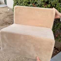 Dog stairs plush w/ removable Washable cover for couch or bed