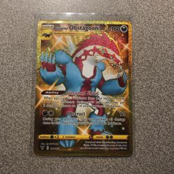 Full Art Gold Galarian Obstagoon VV