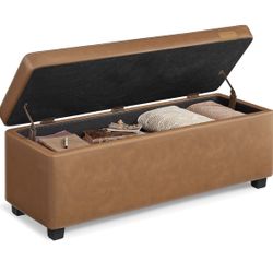 Storage Ottoman, Storage Bench  