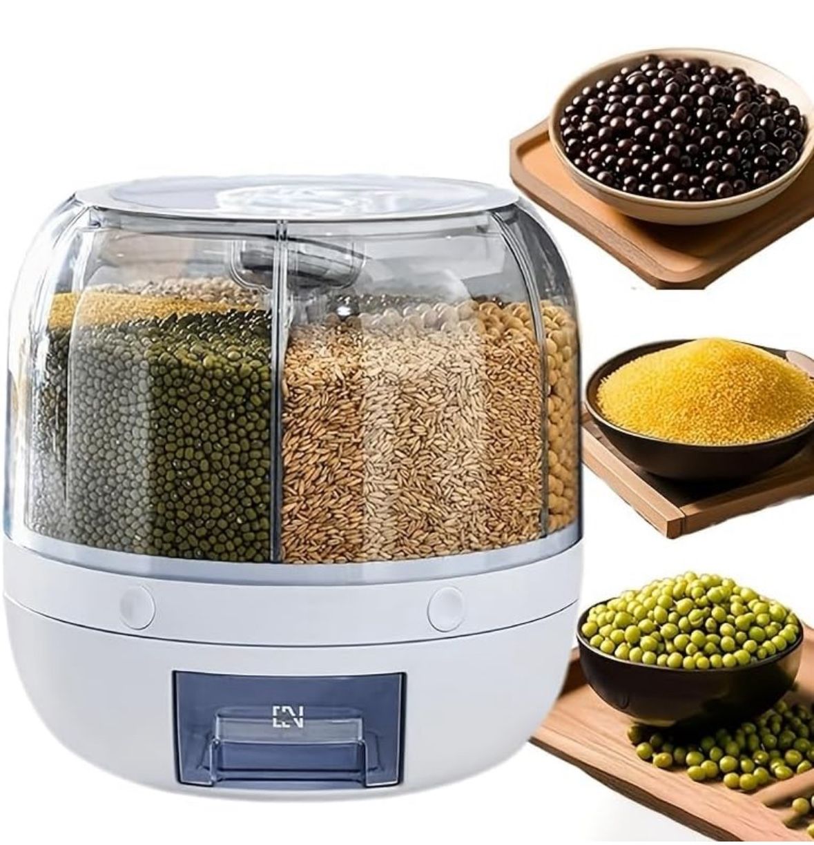 Rotating Grain Storage Bin 6 Grids - NEW in Box