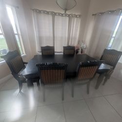 6 Chair  Dining Room Table