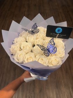 Soap flowers