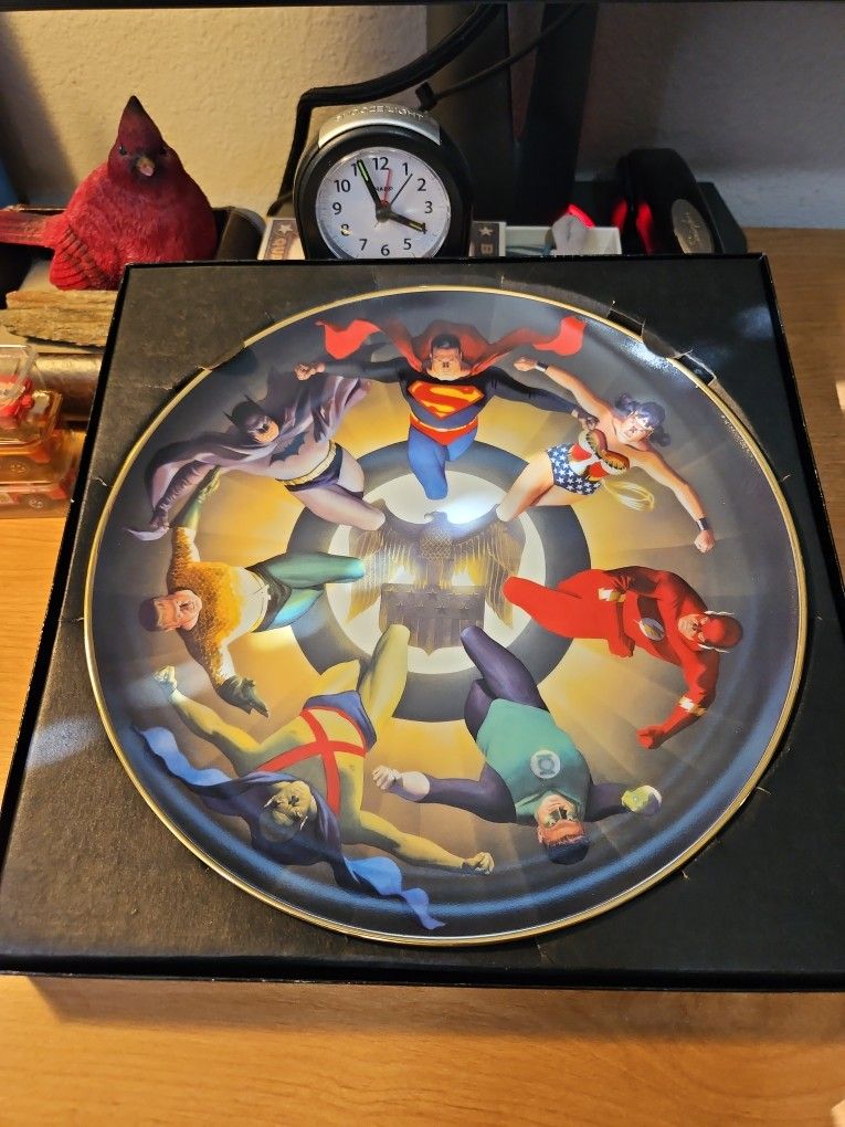 Warner Bros Alex Ross Justice League Plate