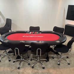 Full-Size Poker Table With Table Top 8' X 4'