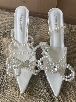 size 8 lace up heels