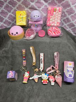Ultimate 15pc. Squishy Keychain Hipper Stocking Stuffer Set  #6