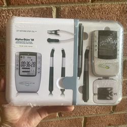 Alpha Stim M Combined Microcurrent & Cranialelectrotherapy Stimulator  NEW AND SEALED!  Please view all of the photos for more details,  Product detai