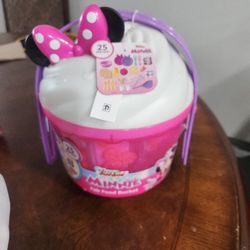 New 25 Pieces Food Minnie Bucket