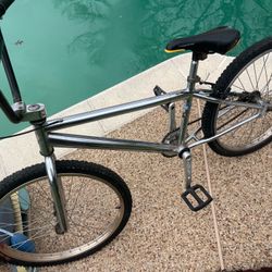 Free Agent BMX 24” Chrome Bike 