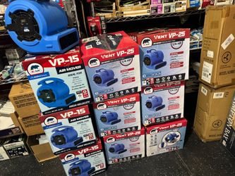 B-Air Air Mover Fans VP-15 and VP-25 Lot