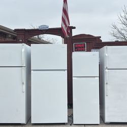 CLEAN and SANITIZED! 🧽 Several Great Units Still Available This Week! Top Freezer With Bottom Refrigerator Over Under Only $150 - Up