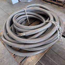 Stainless Steel 1.5” Braided Hose 20ft