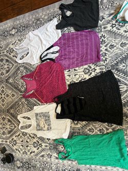 Size small workout shirts /tank tops
