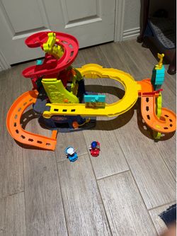 2 in 1 racetrack Fisher Price two cars originally $200