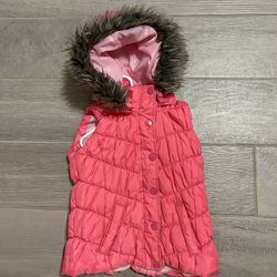 Pink Puffer Vest 