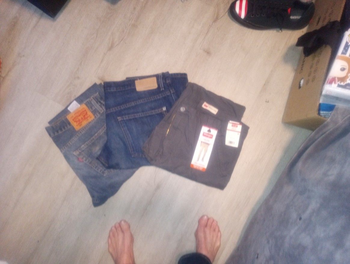 New Levis Calvin Klein Wrangler Pants And Jeans