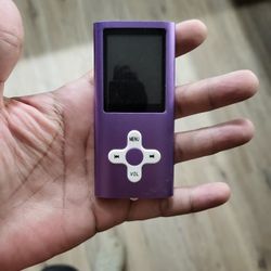 Purple MP3/MP4 Digital Media Player – Compact Music & Video Player with Screen