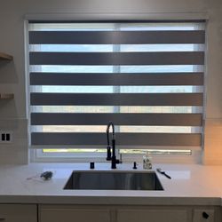 Custom Blinds Zebra Shade Roller Shade
