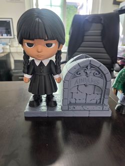 Wednesday Addams Vinyl Figure with Tombstone BaseBath & Body Works hand soap Holder