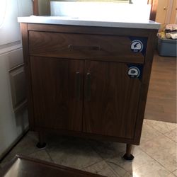 Tile Bathroom Cabinet 