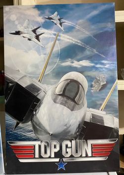 Top Gun canvas art print canvas