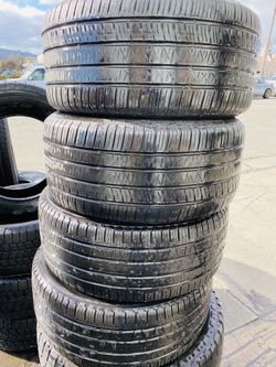 19” 4 used tires 255/50R19