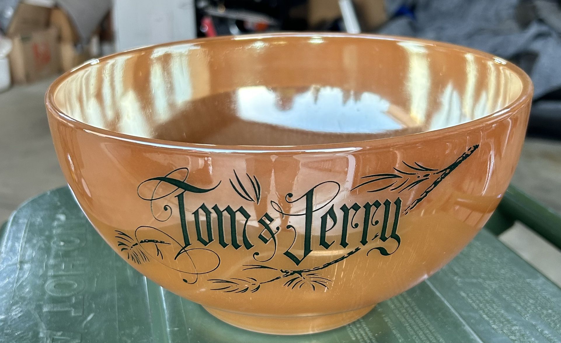 Tom & Perry Antique Punch Bowl and Cups
