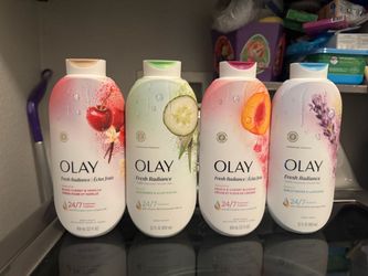 Brand new Olay body wash (4) for ($20)(Cash only)(Price is firm)